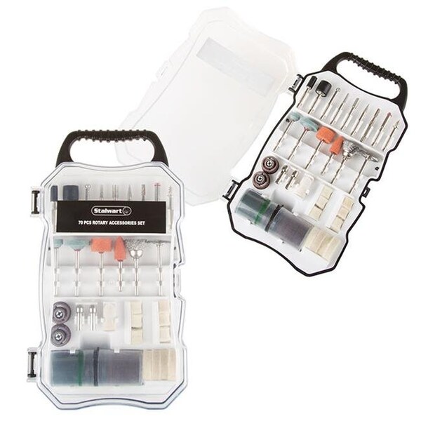 Stalwart Stalwart 75PT1016 Rotary Tool Accessory Kit 70 Piece 75